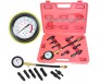 7PCS PETROL AUTO ENGINE COMPRESSION TESTER KIT ADAPTIVE W/ 300PSI GAUGE CP103414